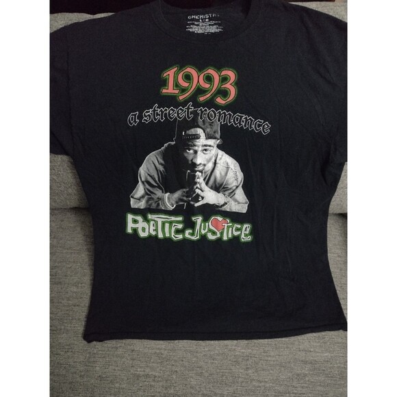 Poetic Justice Tupac Black Tee - Picture 6 of 6